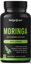 Organic Moringa 1000 mg 120 Ct Capsules D906