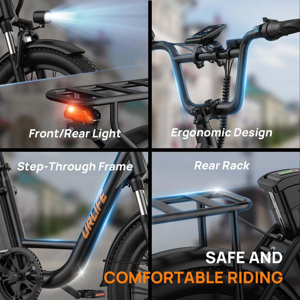 20" Fat Tire Electric Bike with 1000W Motor M48051