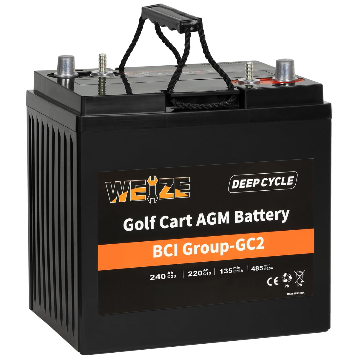 6V 240ah Deep Cycle AGM Battery Z8079