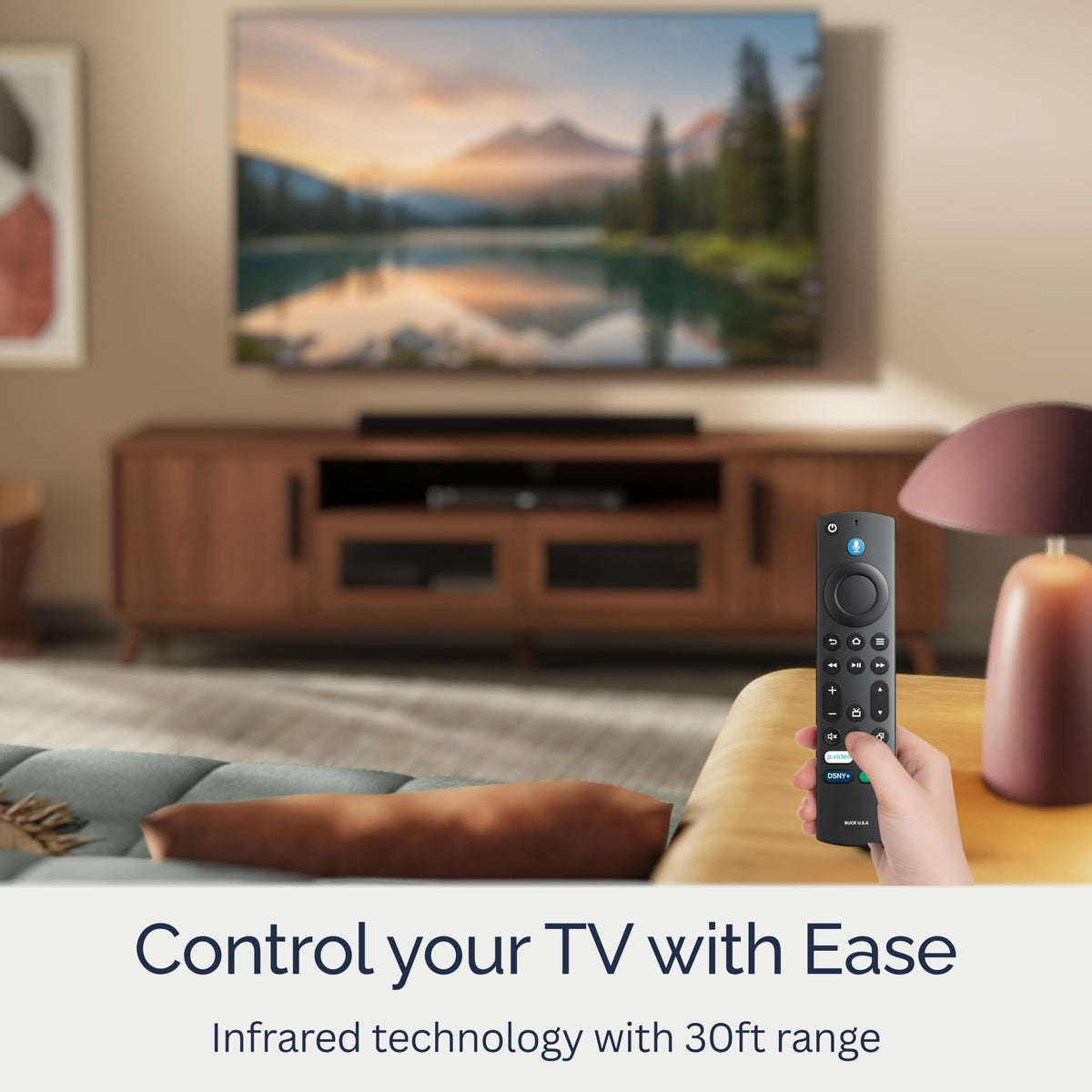 Replacement Voice Remote for Smart TVs, 1 Pack C622