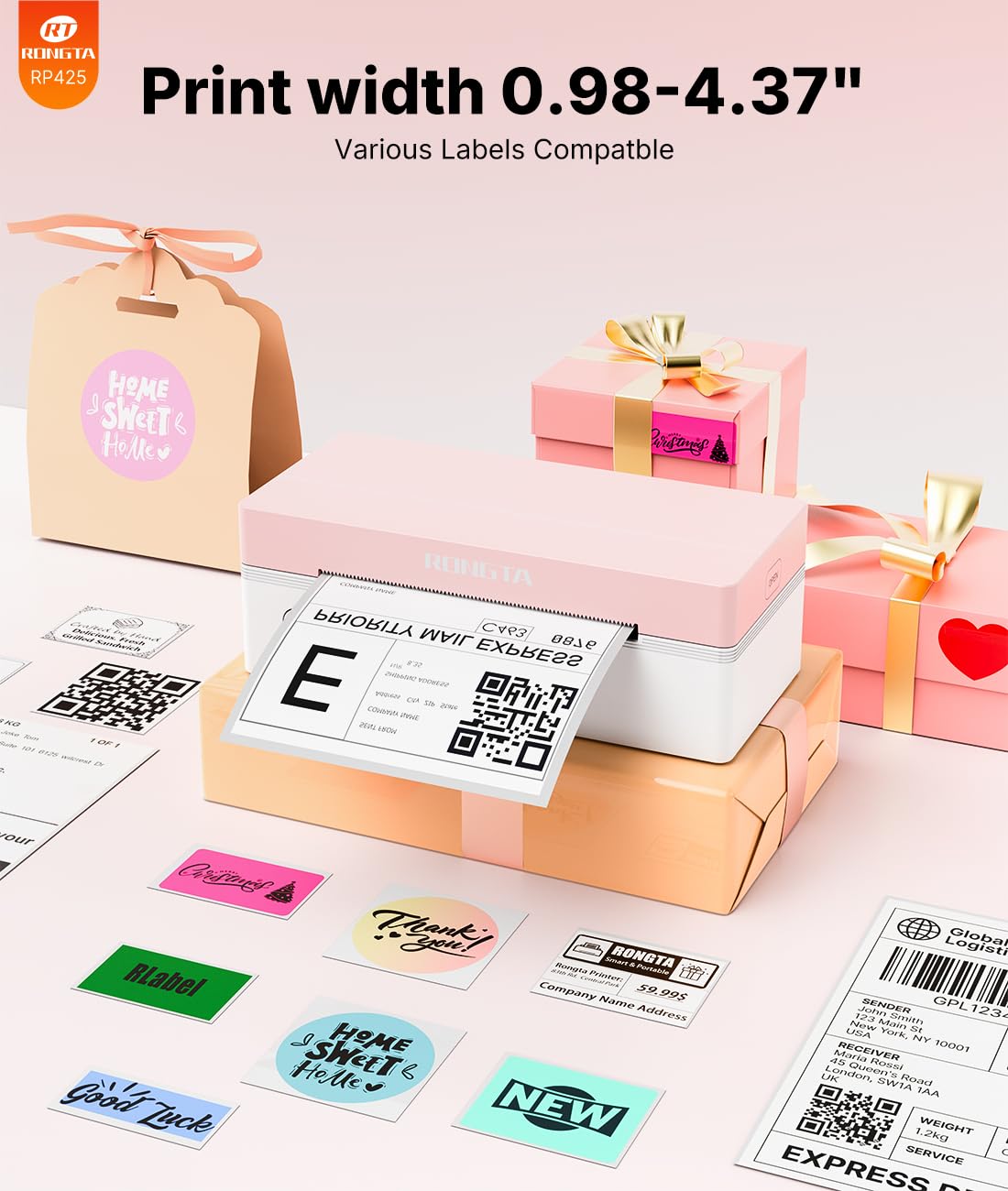 Bluetooth Thermal Label Printer Q299