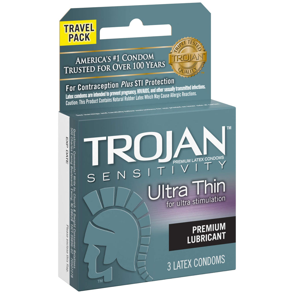 Ultra Thin Lubricated Condoms 3 Count G1141