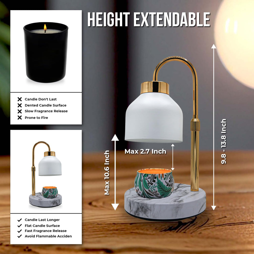 Candle Warmer Lamp with Timer & Dimmer O53311