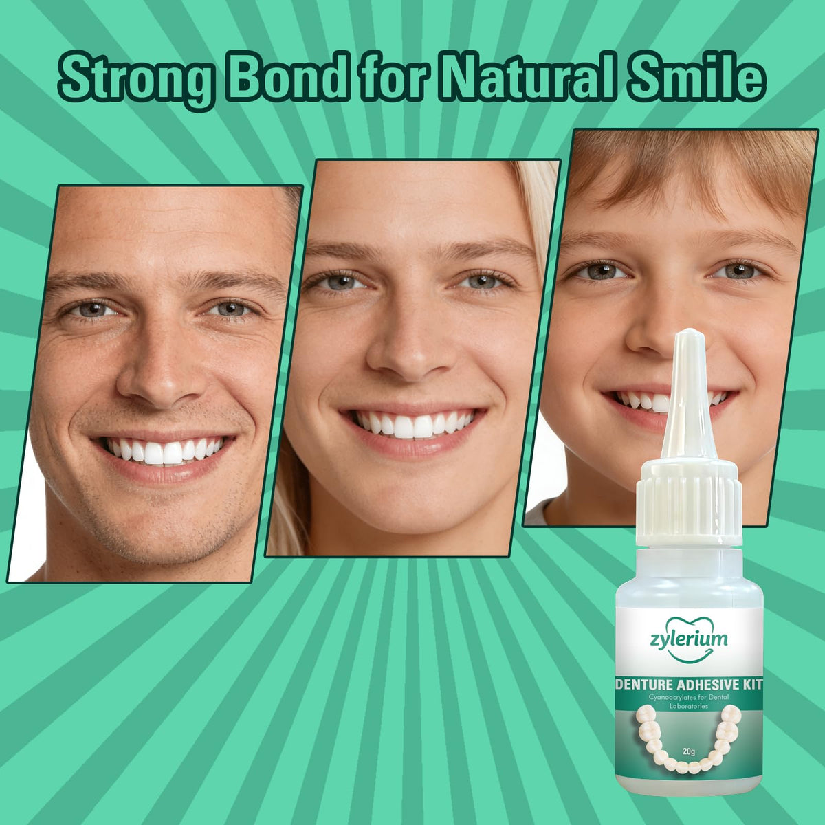 Denture Repair Kit Dental Glue 0.7OZ N990201