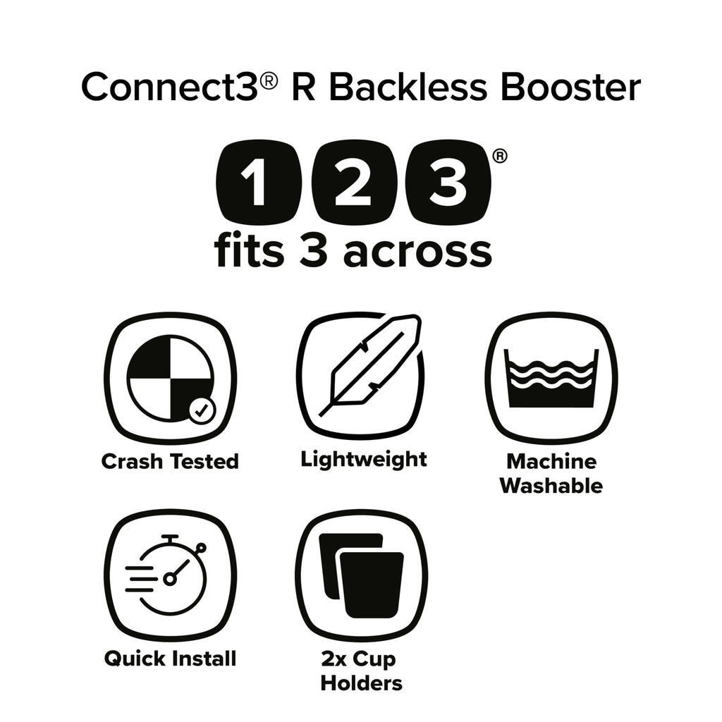 Backless Booster with Cupholder P863700