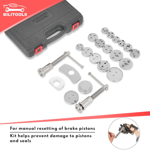 22-Piece Heavy Duty Brake Caliper Compression Tool with 18 Adapters R150461