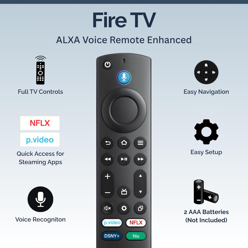 Replacement Voice Remote for Smart TVs, 1 Pack C622