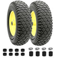 16 Inch Flat Free Wheelbarrow Tire and Wheel 2 Pack U609