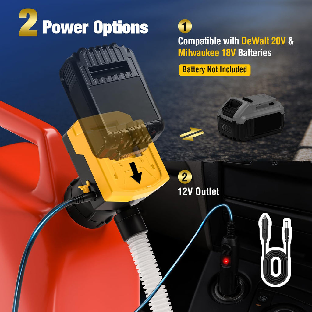Cordless Fuel Transfer Pump with Auto-Stop Nozzle Z353