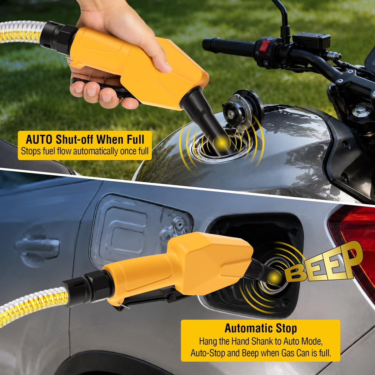 Cordless Fuel Transfer Pump with Auto-Stop Nozzle Z353