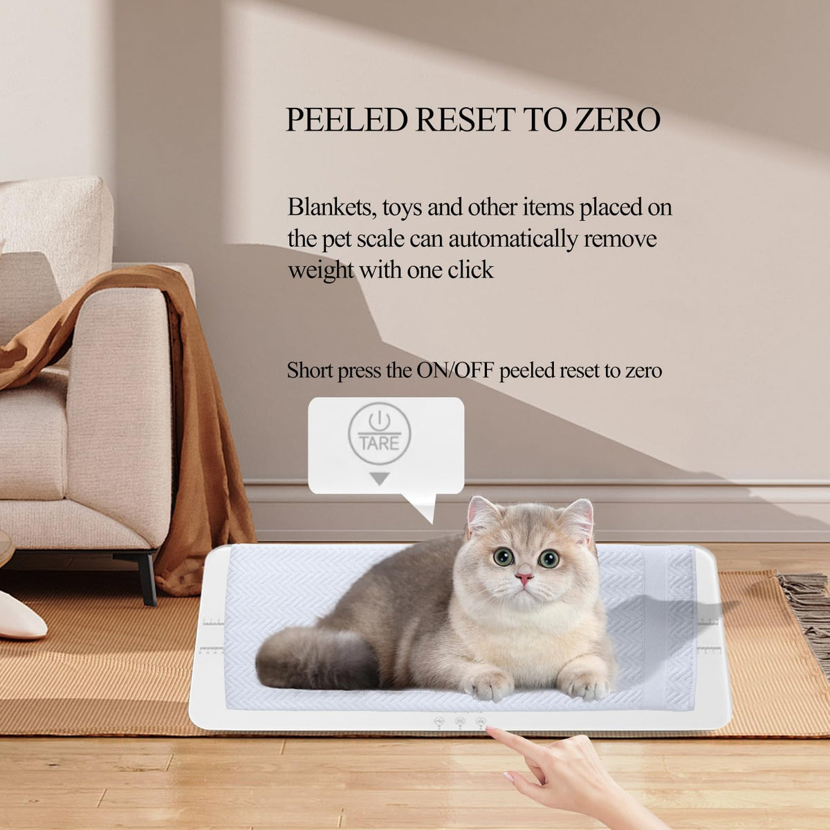 Digital Pet Scale, Baby Scale White N5747