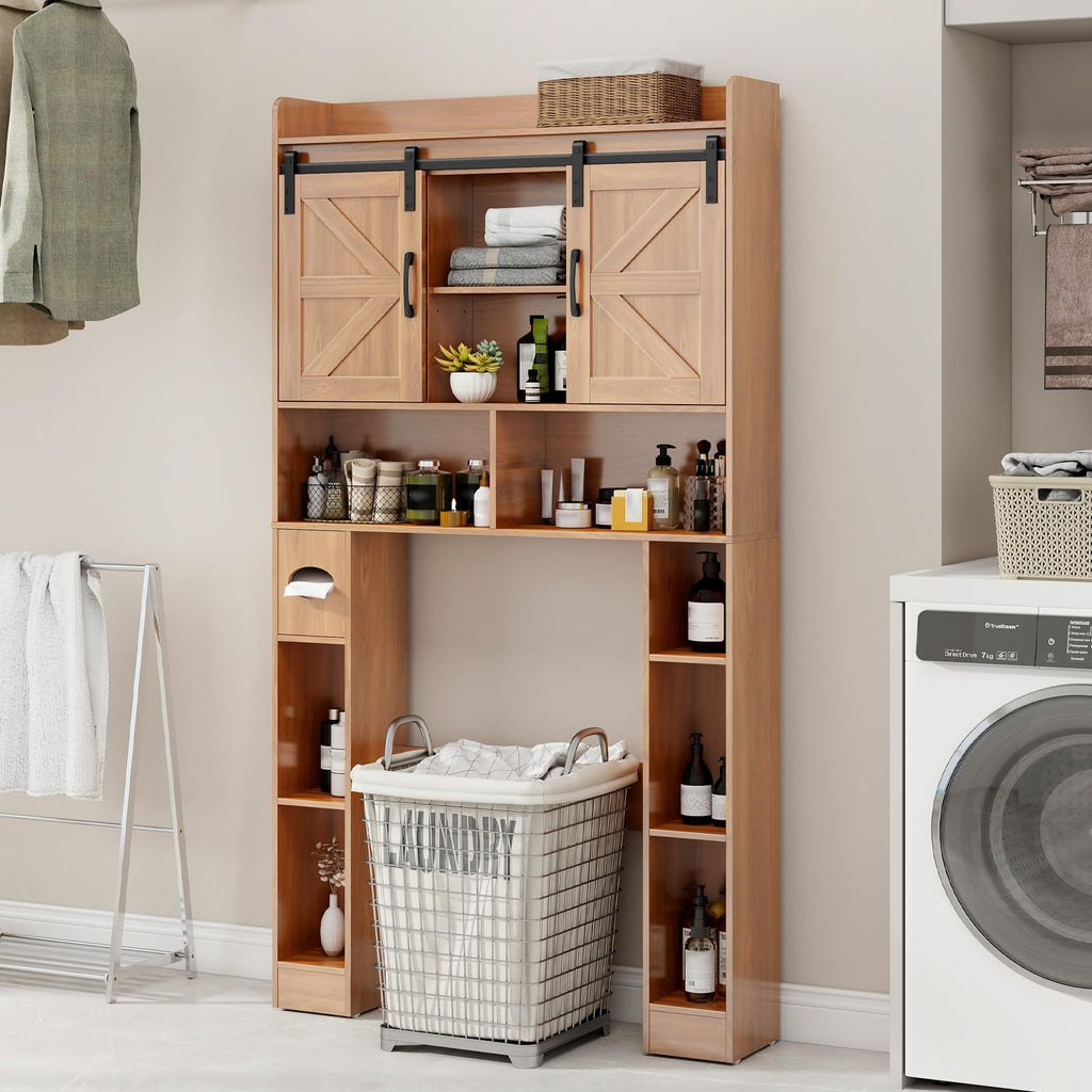 Over The Toilet Cabinet with Sliding Doors N411306