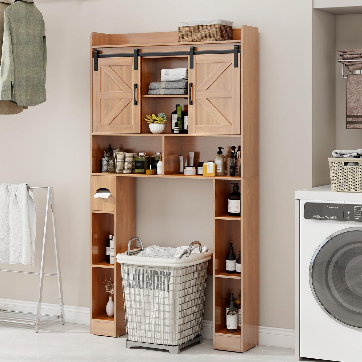Over The Toilet Cabinet with Sliding Doors N411306