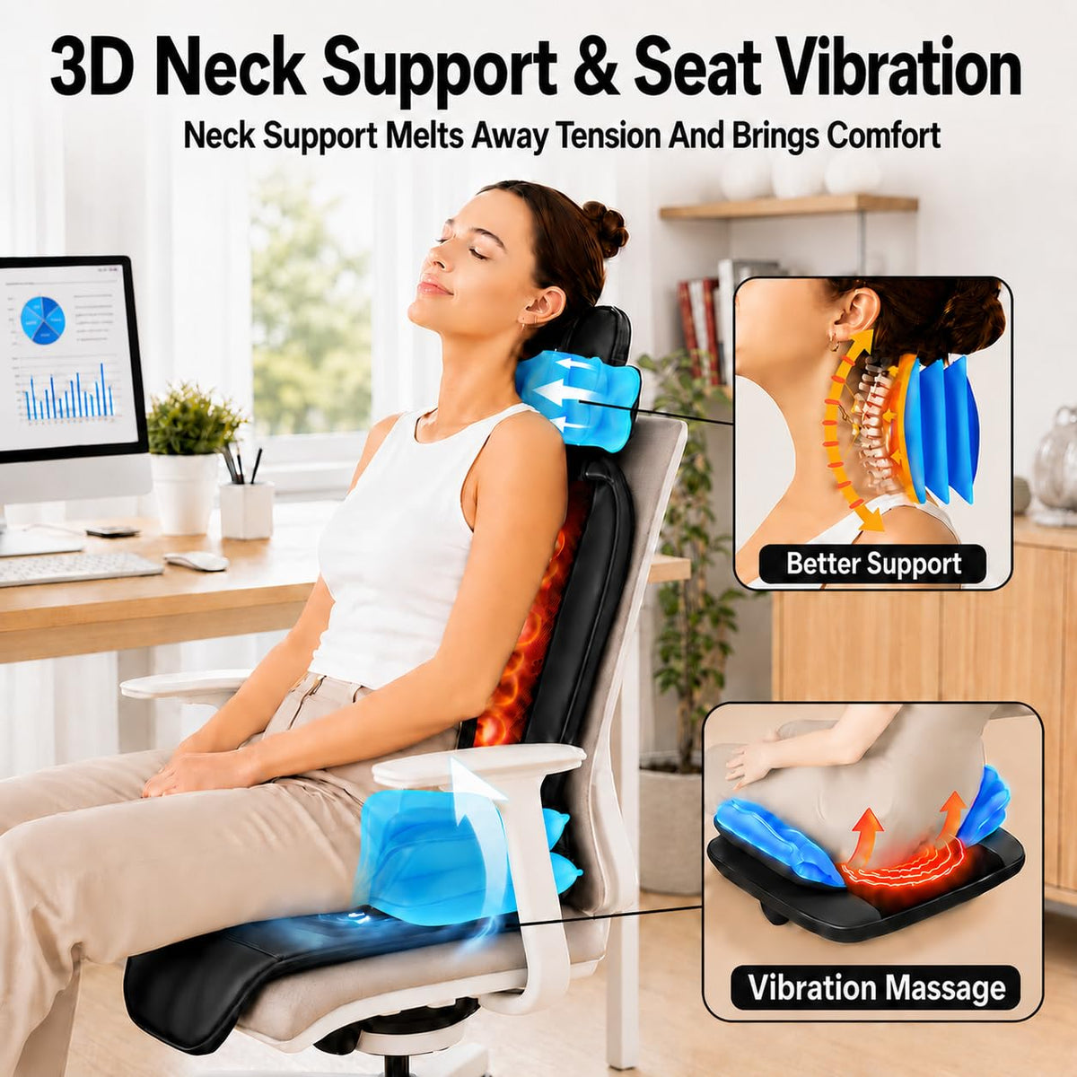 Shiatsu Back Massager with Heat Z855
