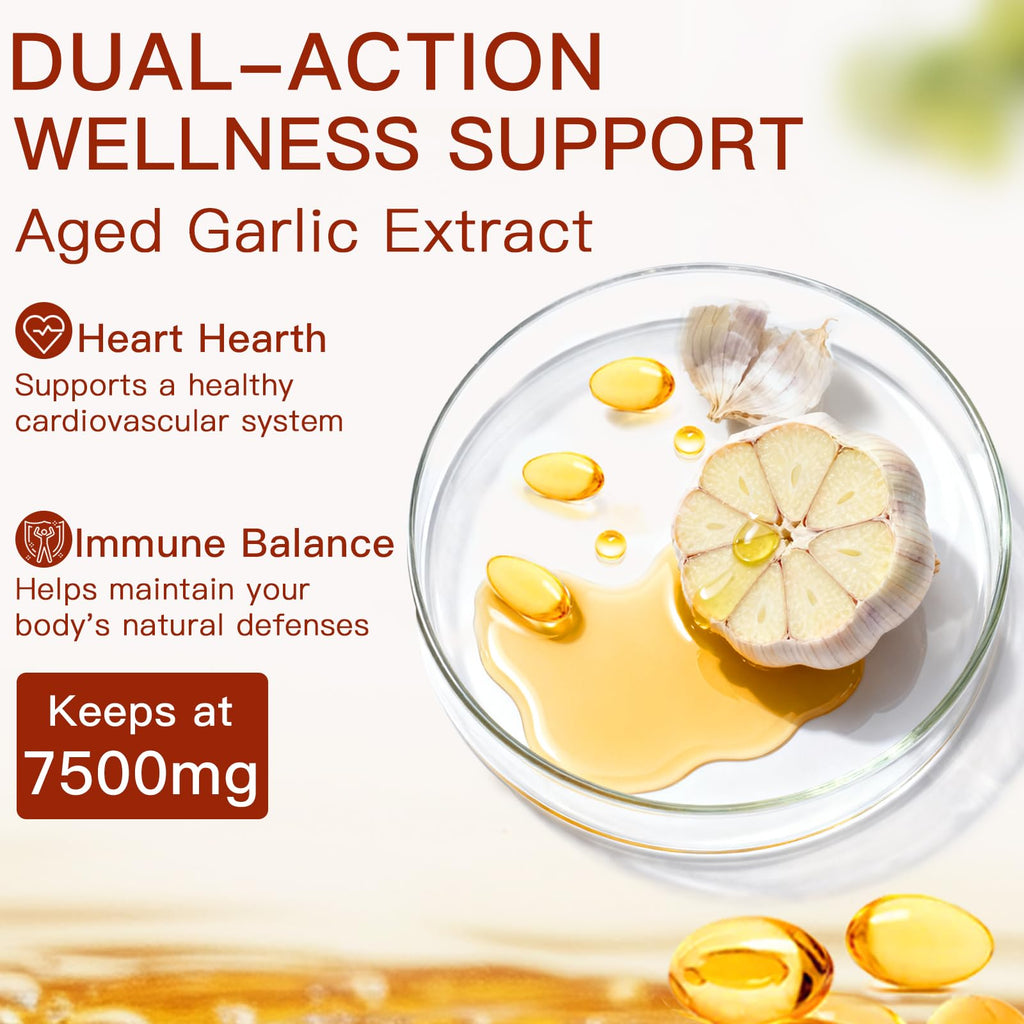 Odorless Organic Aged Garlic Extract Capsules F894482