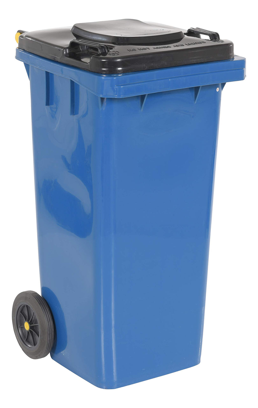 Blue 32 Gallon Polyethylene Trash Can E35843