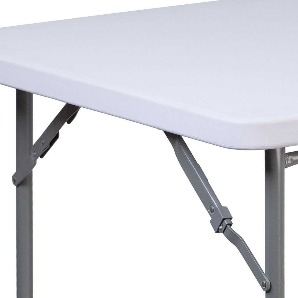 Square Granite White Plastic Game Table N248568