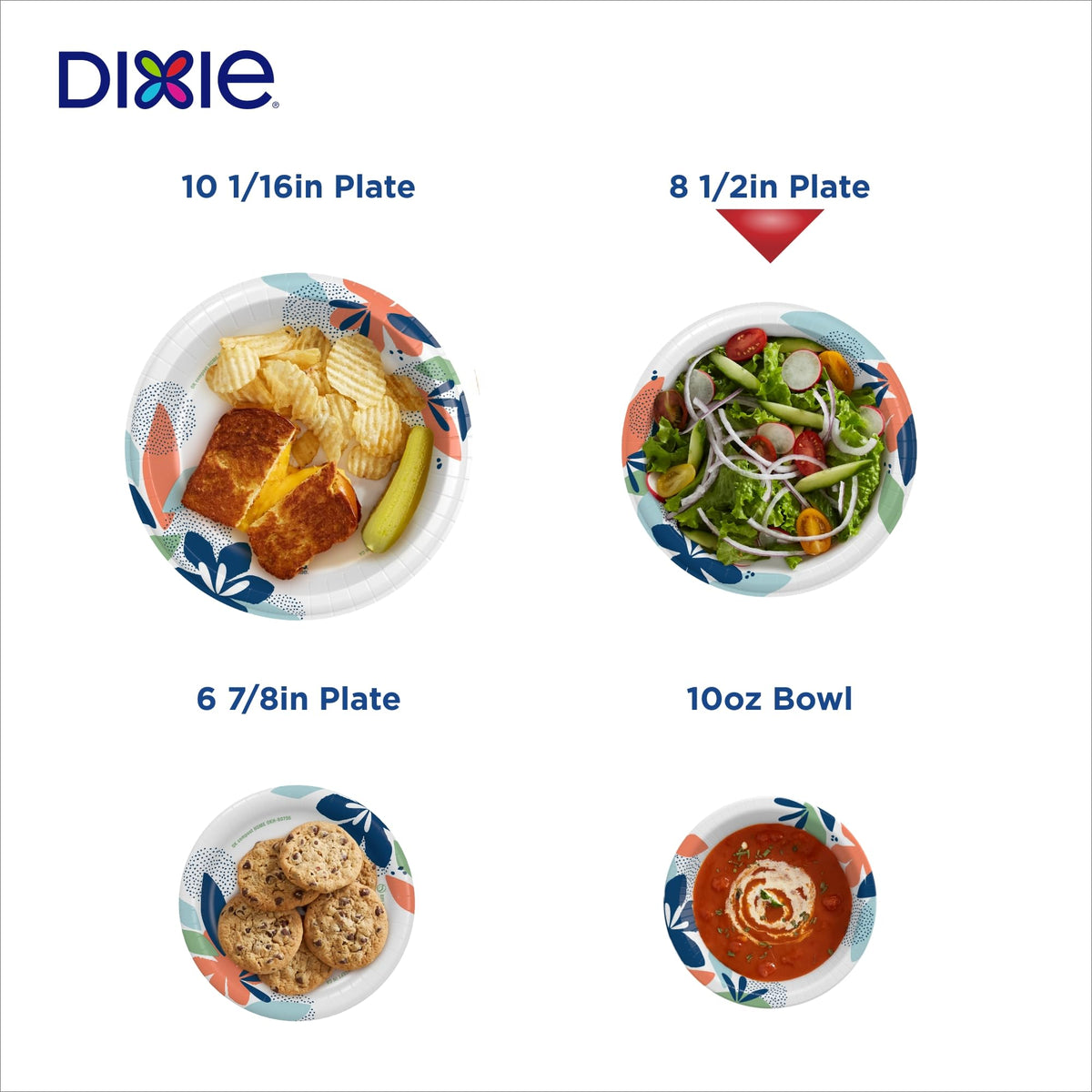 8.5 Inch 90 Count Disposable Paper Plates I675