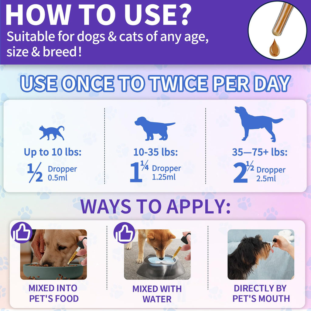 Flea and Tick Support for Dogs and Cats 60ml D54248