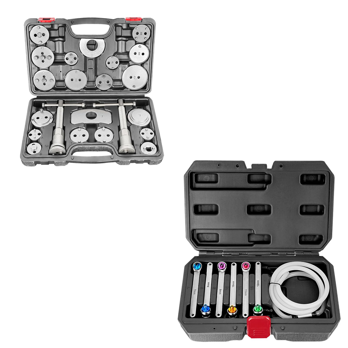 22-Piece Heavy Duty Brake Caliper Compression Tool with 18 Adapters R150461
