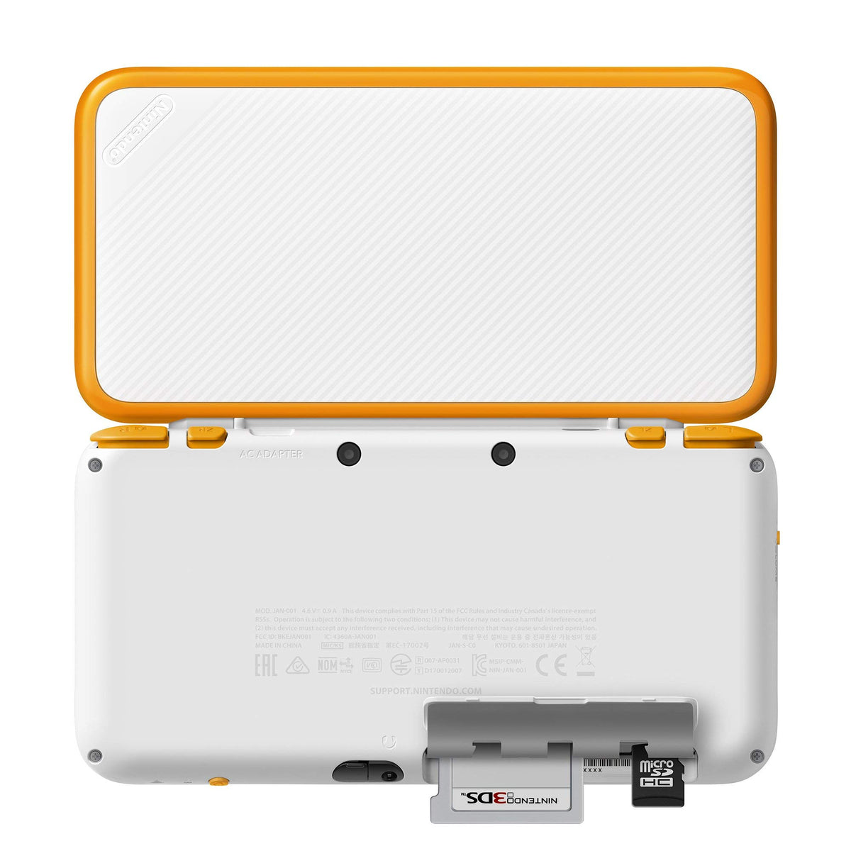 White Orange 2DS XL Console X86654