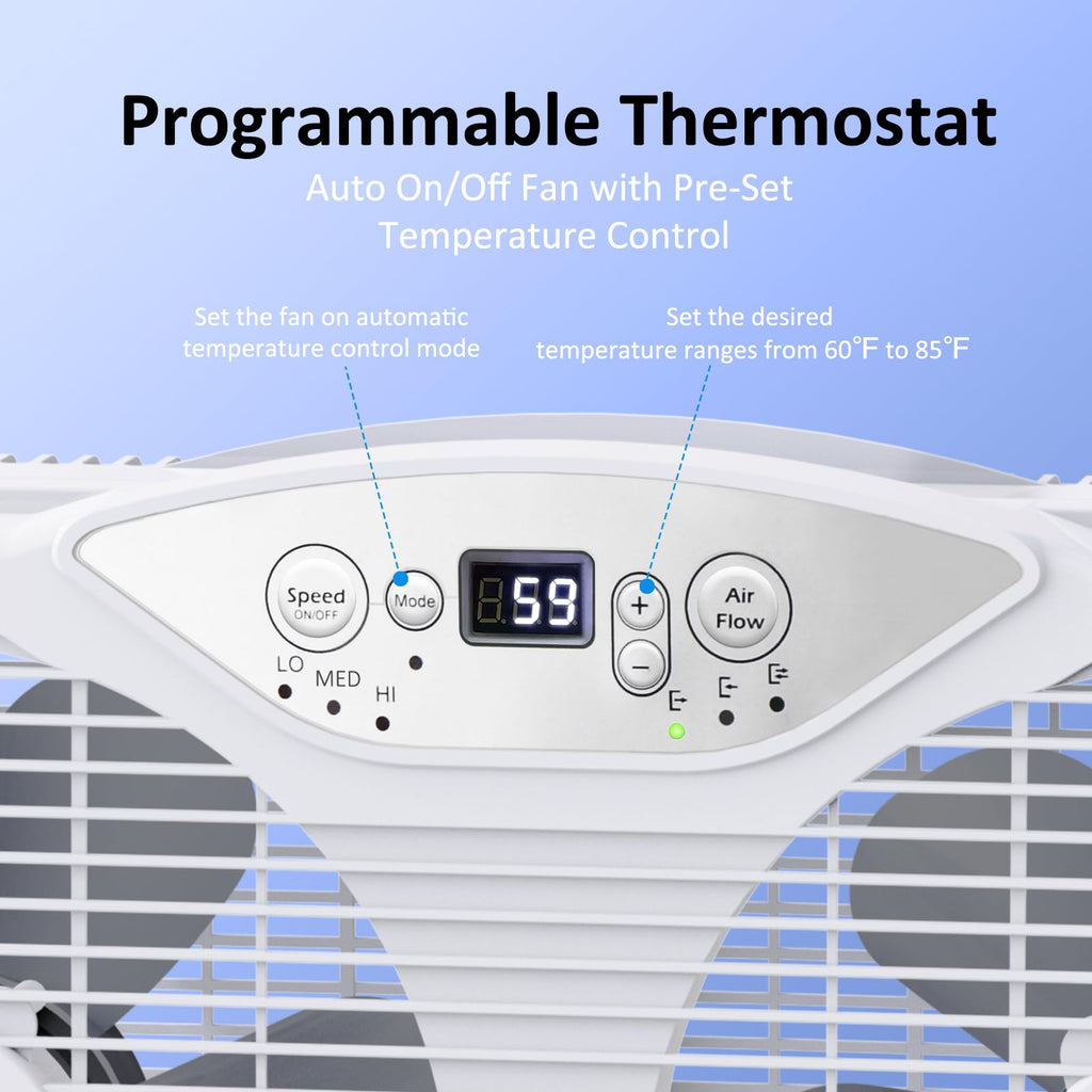 9'' Window Fan with Thermostat K54715