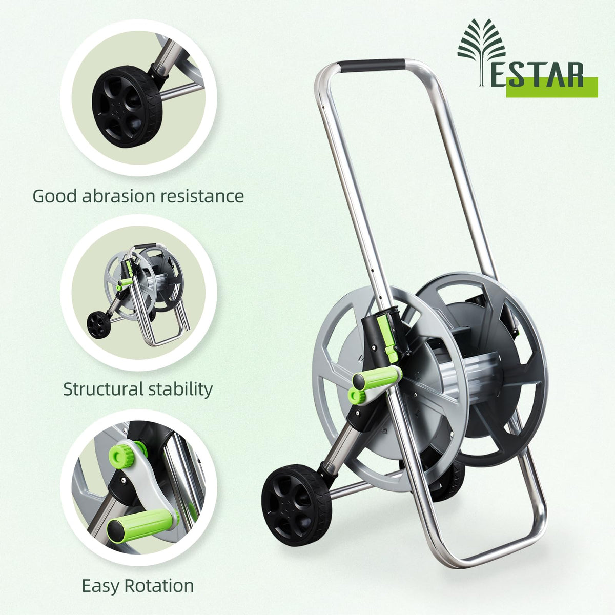 Garden Hose Reel Cart Q508432