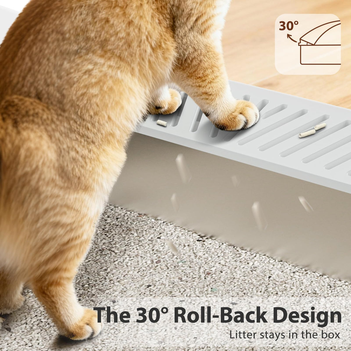 Stainless Steel Litter Box with Lid W78649