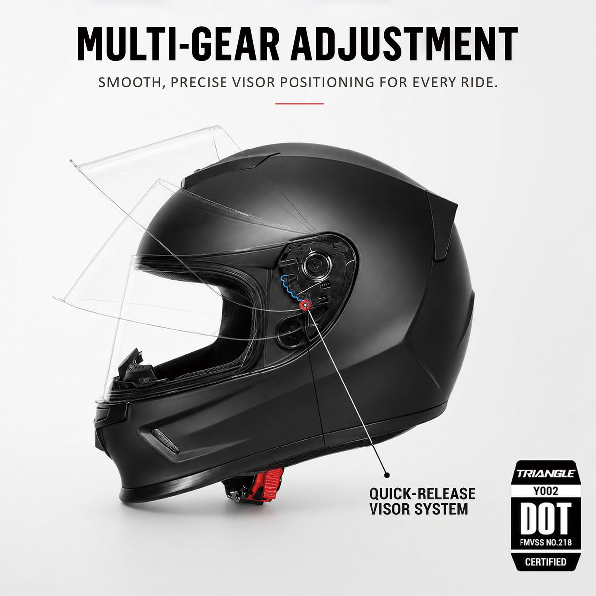 Kids Full Face Motorcycle Helmet DOT Approved M601
