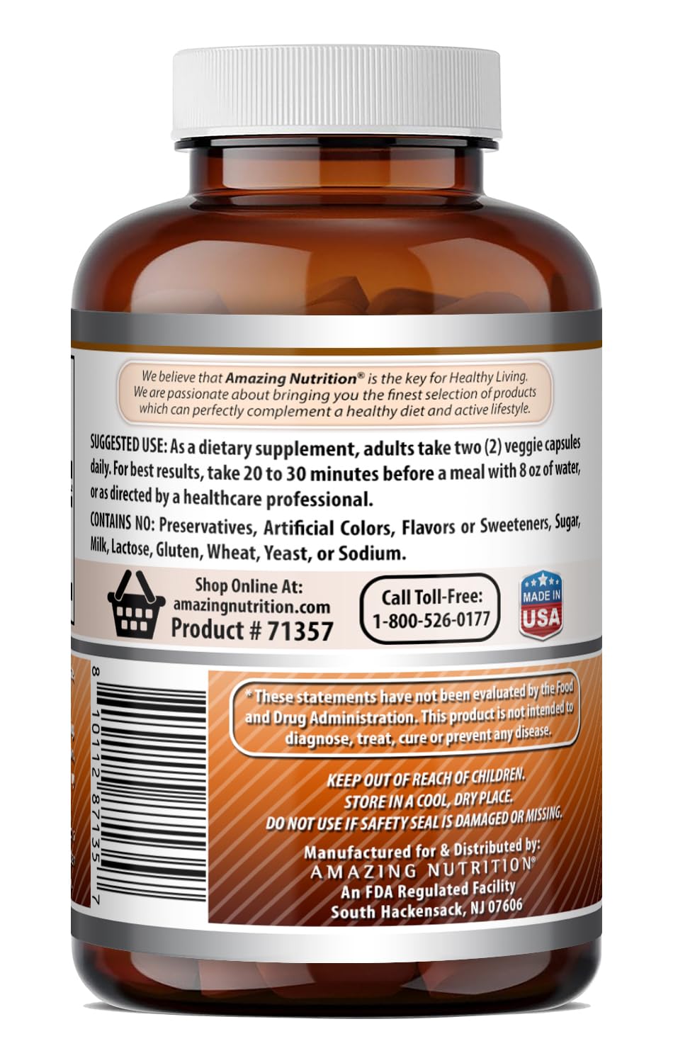 Ceylon Cinnamon 1200 Mg Vegetarian Capsules S303