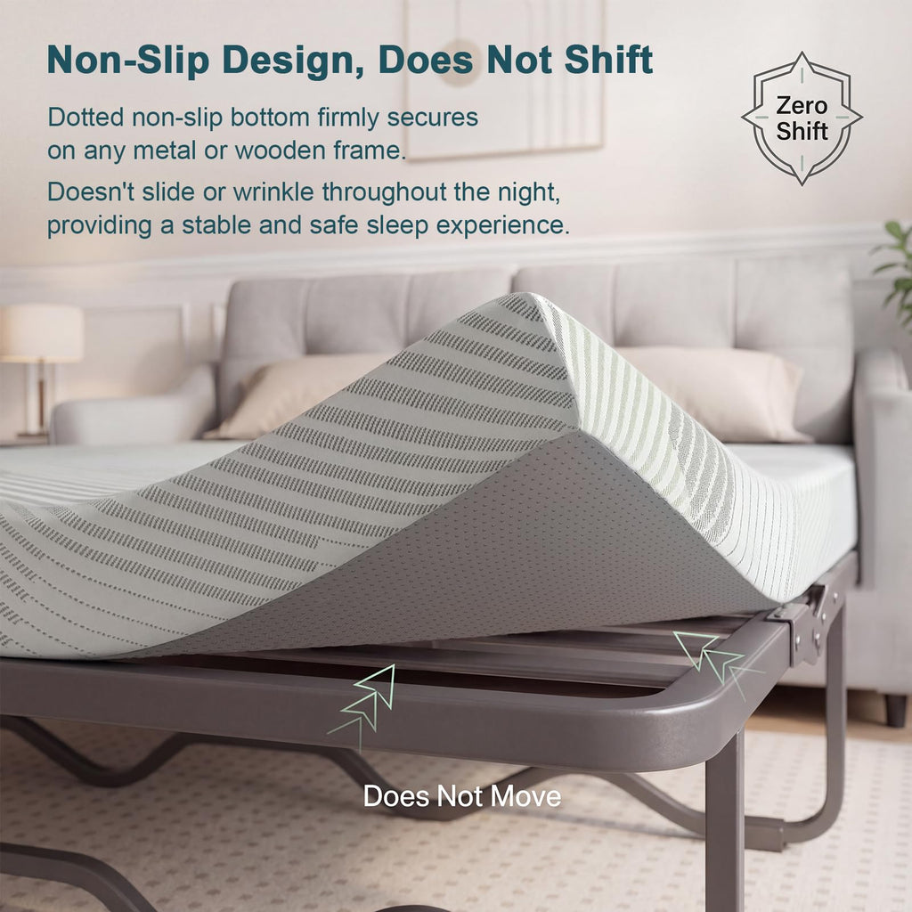 4 Inch Memory Foam Sofa Bed Mattress with Removable Washable Cover A743