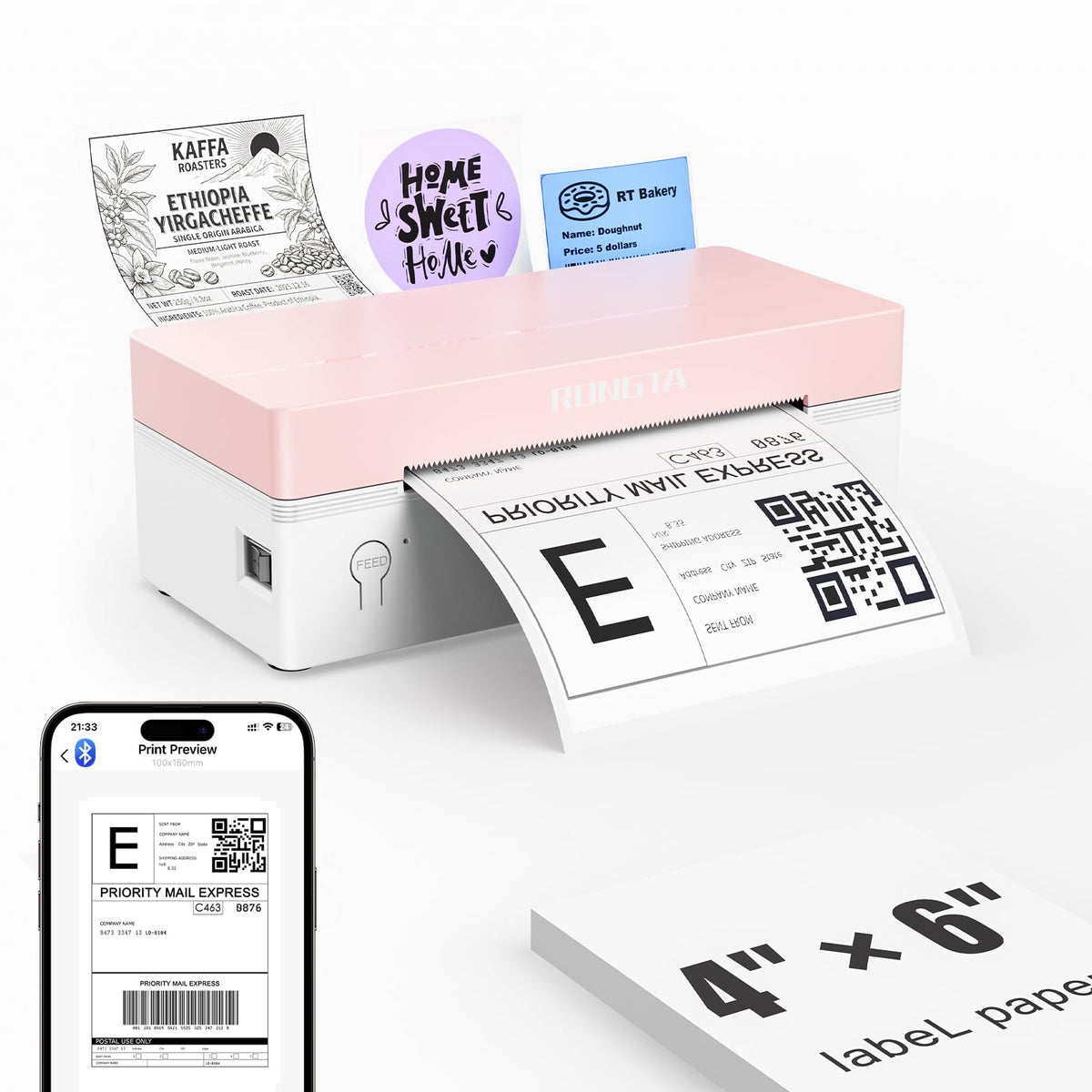 Bluetooth Thermal Label Printer Q299