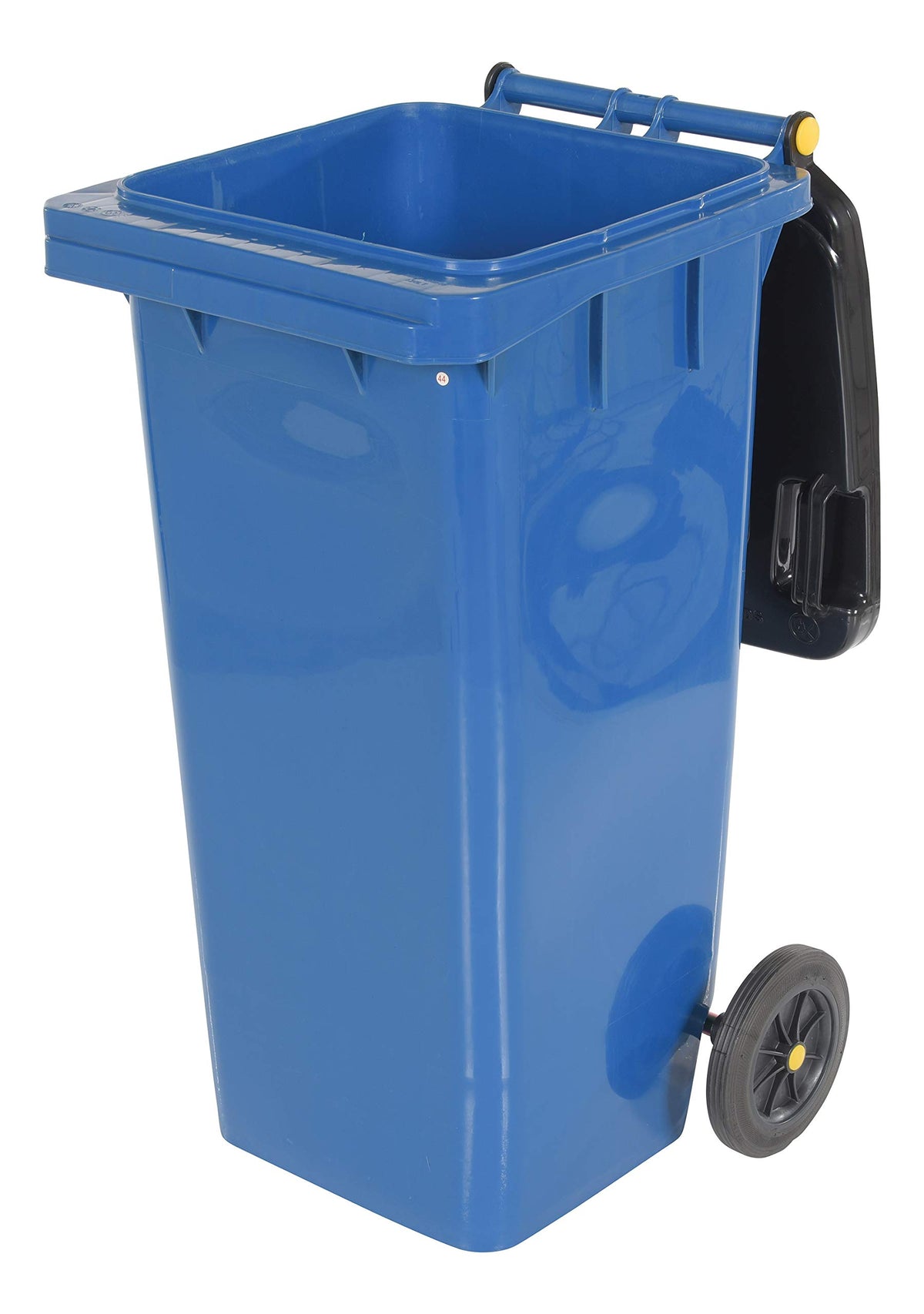 Blue 32 Gallon Polyethylene Trash Can E35843