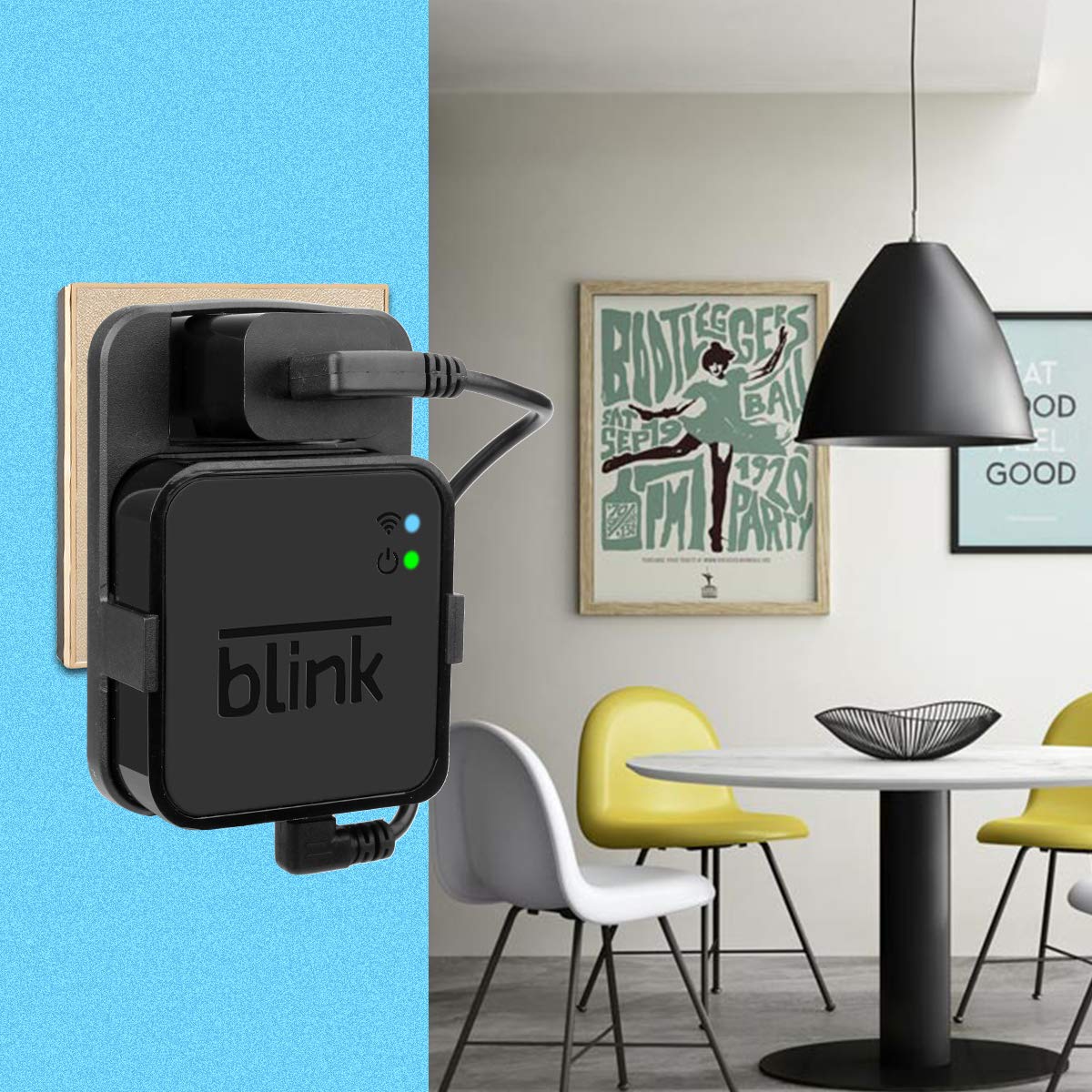 Wall Mount Bracket Holder for Camera (Black) G360