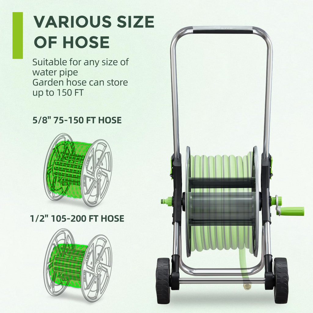 Garden Hose Reel Cart Q508432