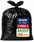 40-45 Gallon Heavy Duty Black Trash Bags 100 Count T3125