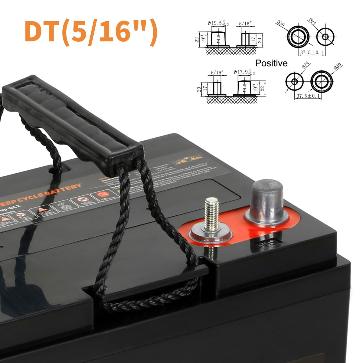 6V 240ah Deep Cycle AGM Battery Z8079