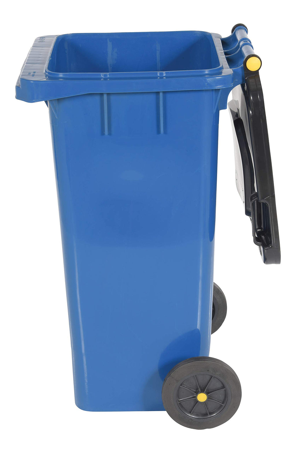 Blue 32 Gallon Polyethylene Trash Can E35843
