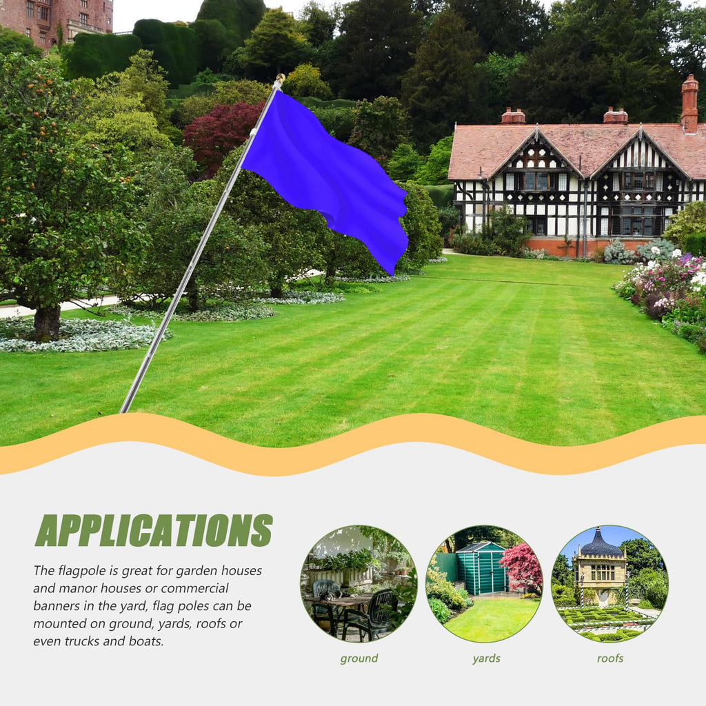 Detachable Flag Pole Kit Stainless Steel U4041