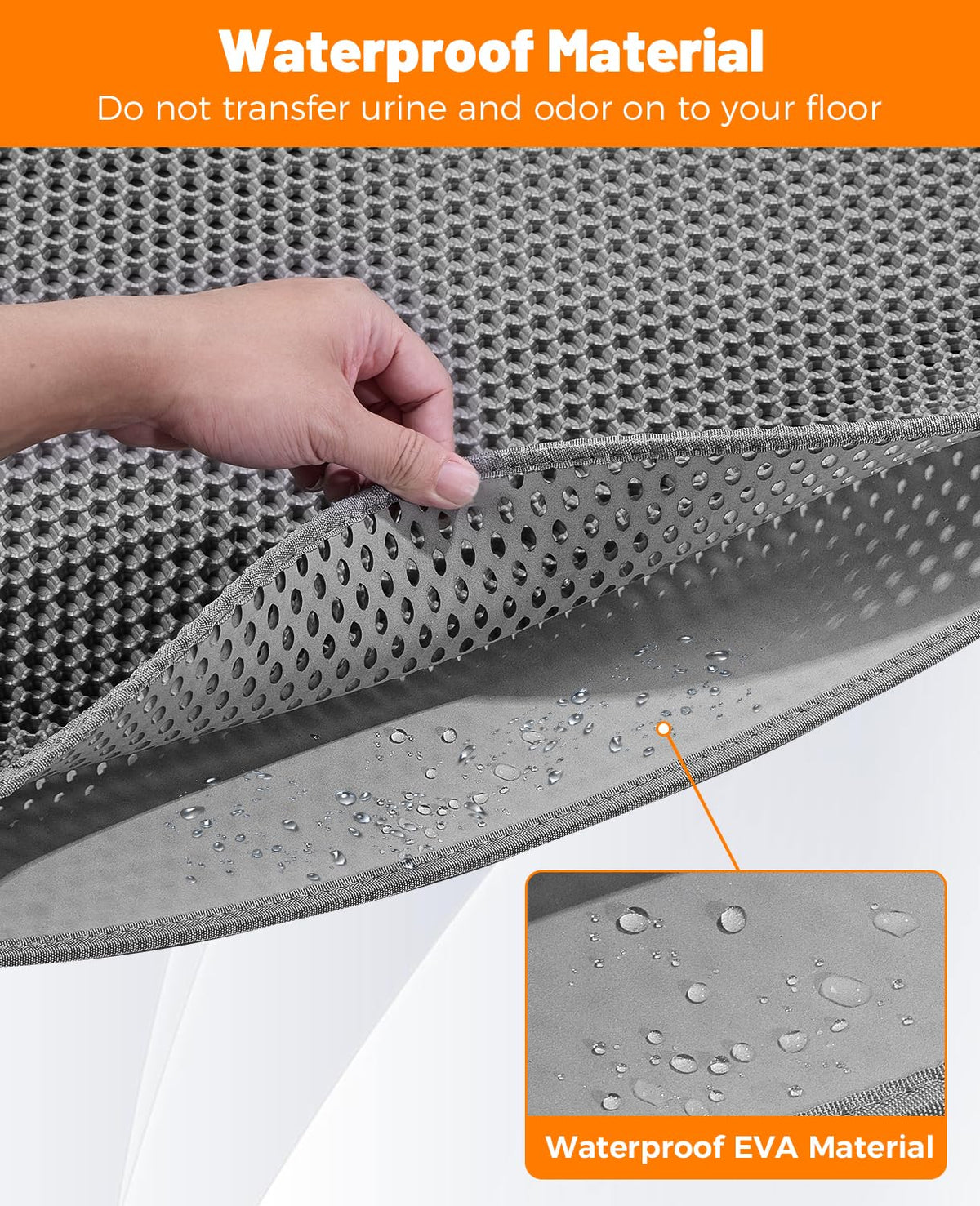 Extra Large Honeycomb Cat Litter Mat 46"x26" E6975