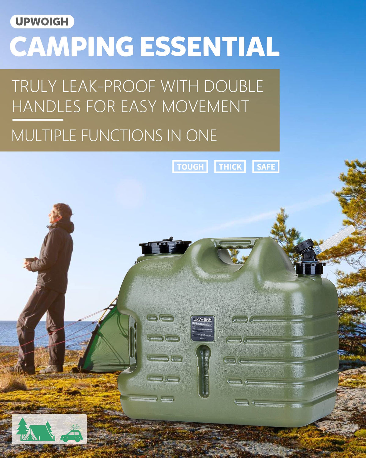 8.2 Gal Camping Water Jug with Spigot N836675