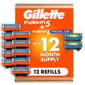 Men's Razor Blade Refills, 5-Blade Cartridges, 12 Count I562