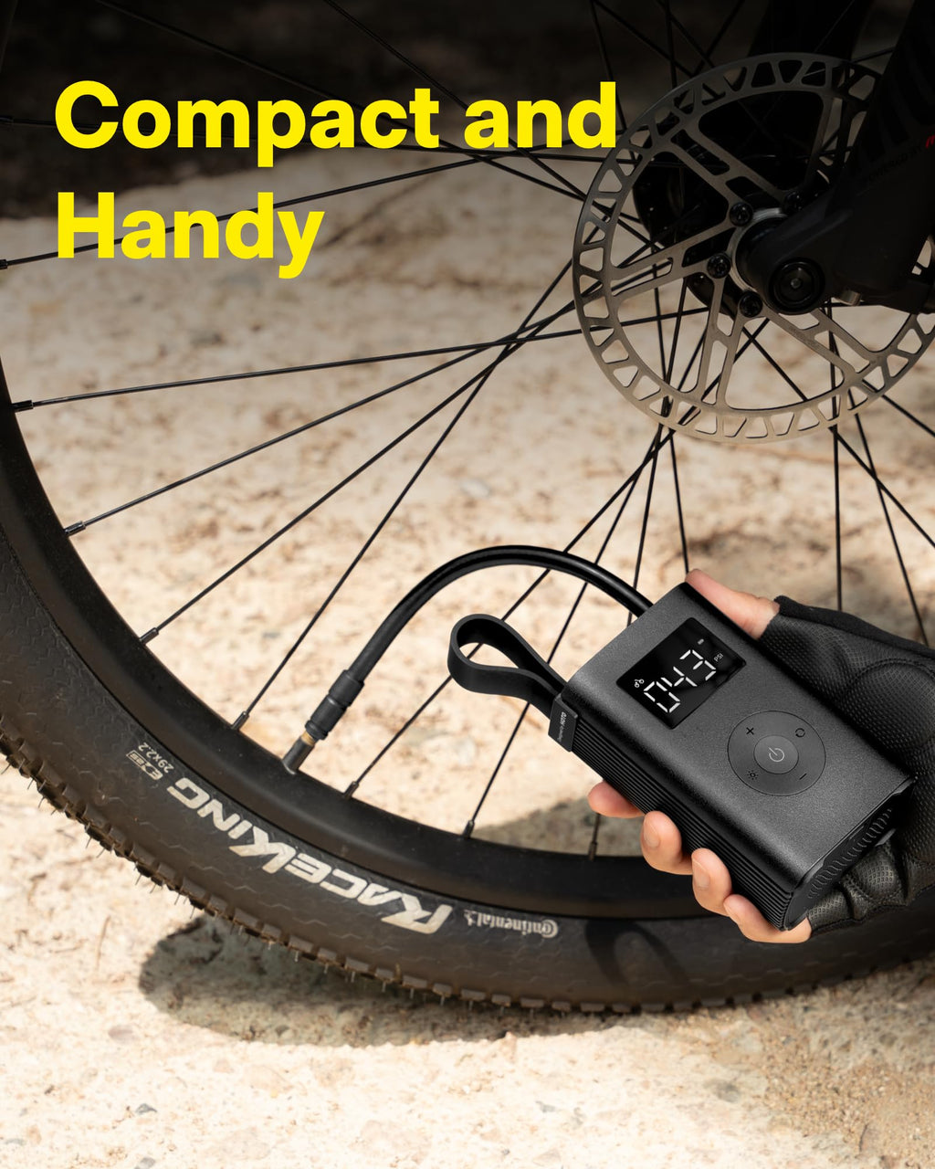 Portable Air Compressor with Digital Pressure Gauge 150PSI R2888