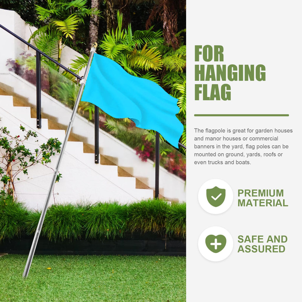 Detachable Flag Pole Kit Stainless Steel U4041