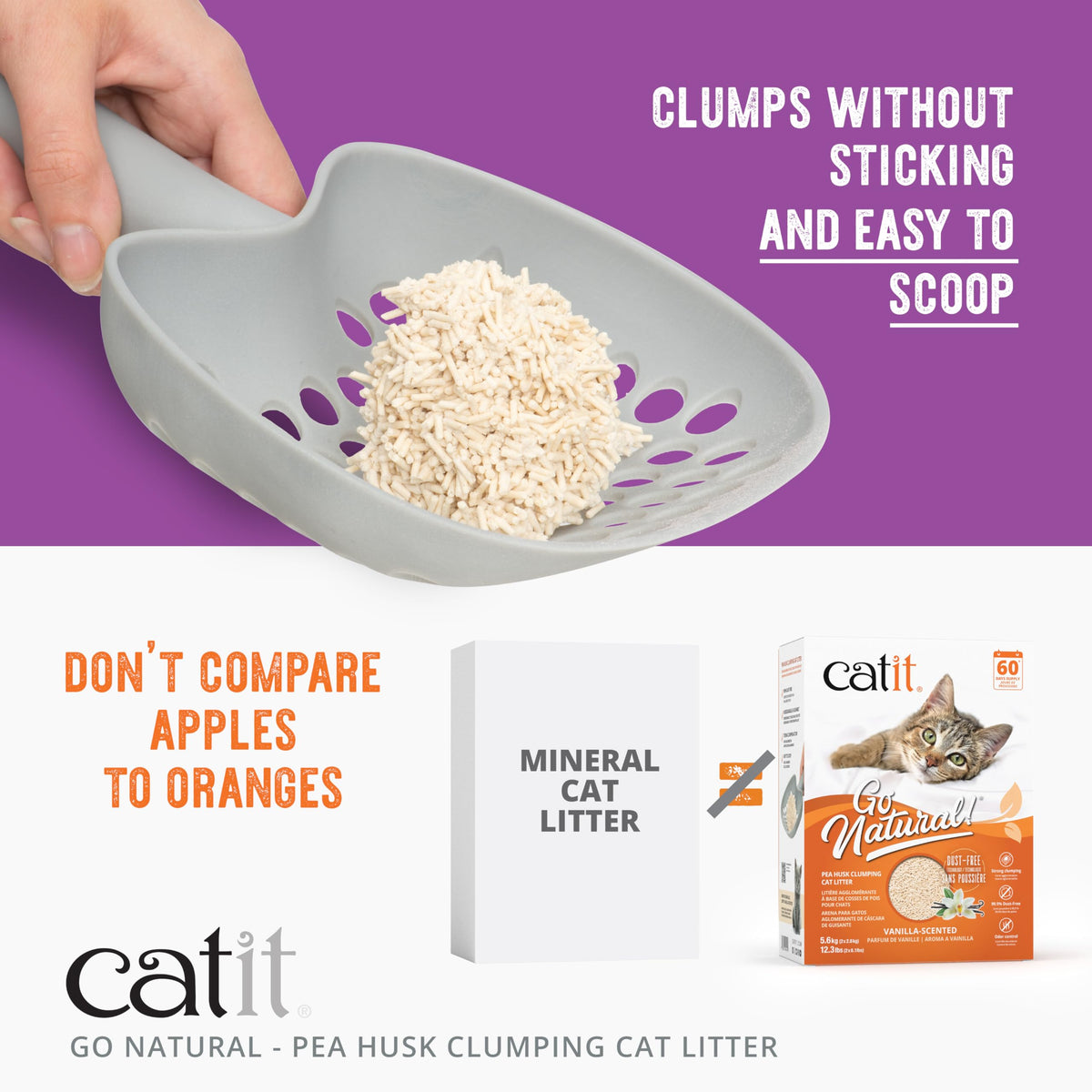 Pea Husk Clumping Cat Litter 12.3 lb E79405
