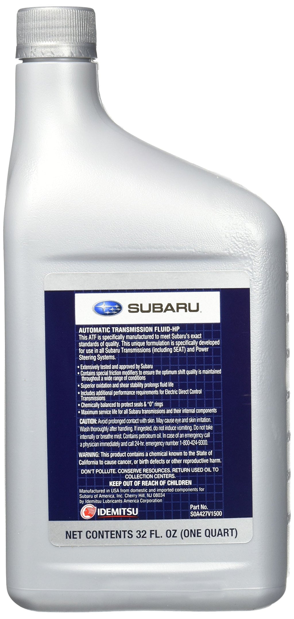 Automatic Transmission Fluid 1 Quart D301