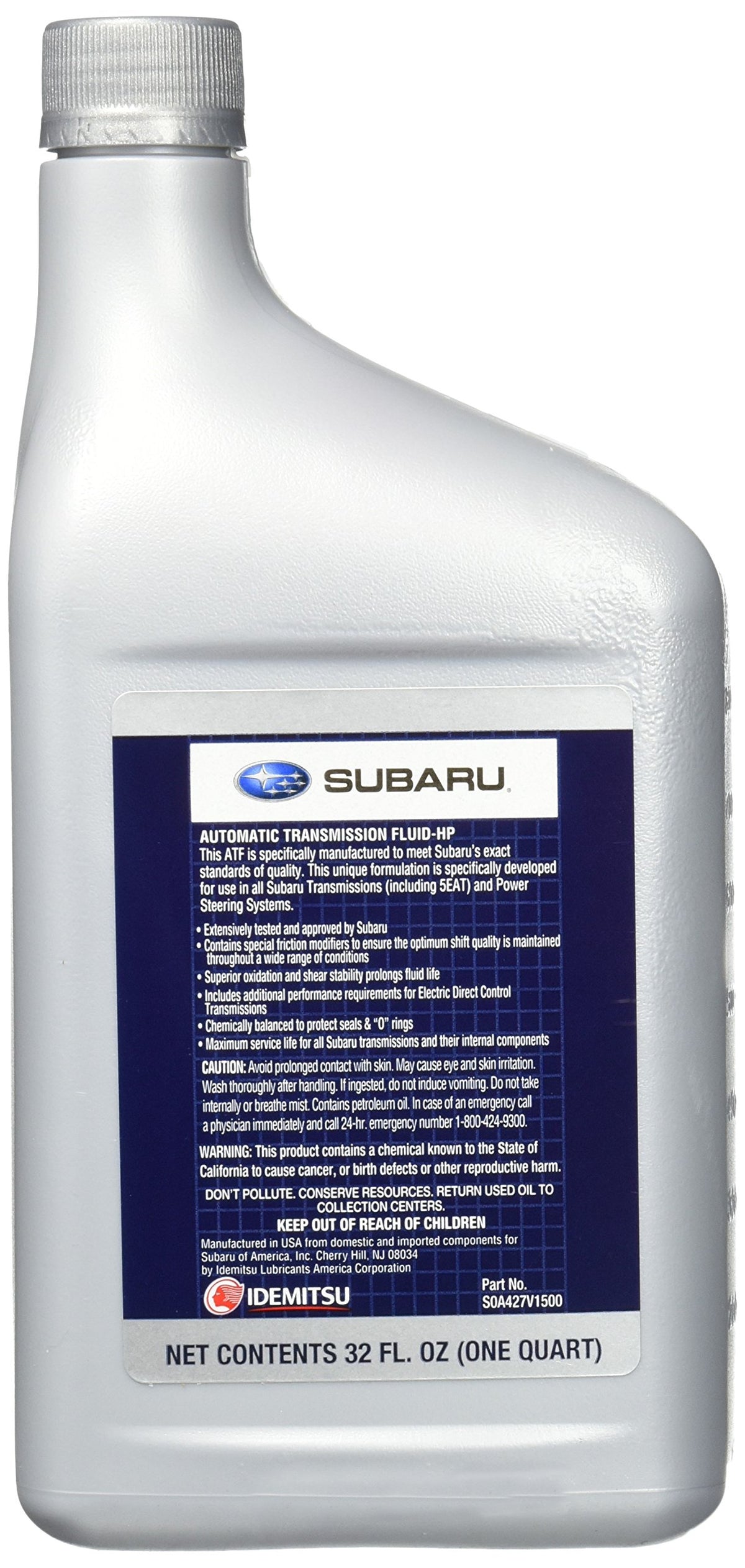 Automatic Transmission Fluid 1 Quart D301