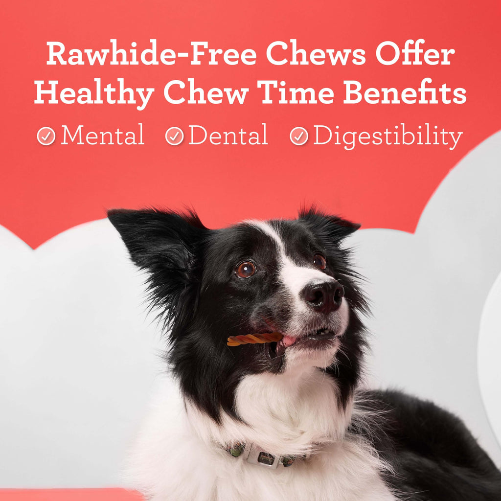 Rawhide-Free Dog Treats with Real Protein, 25 Count S8175
