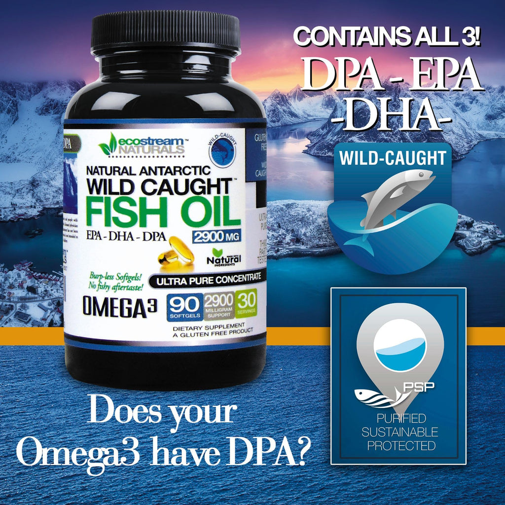 Wild Caught Omega 3 Fish Oil 2,900 MG B537914