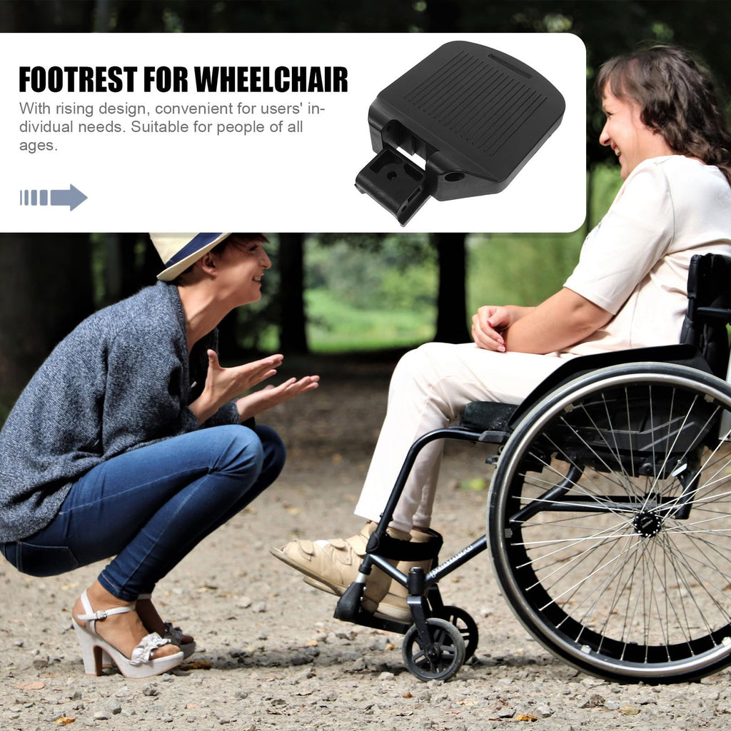 2pcs Adjustable Heavy Duty Wheelchair Footrest P848